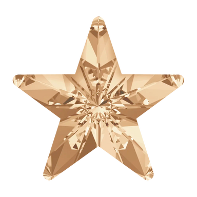 Swarovski Fancy Stones Star (4745) Crystal Golden Shadow - Bluestreak Crystals