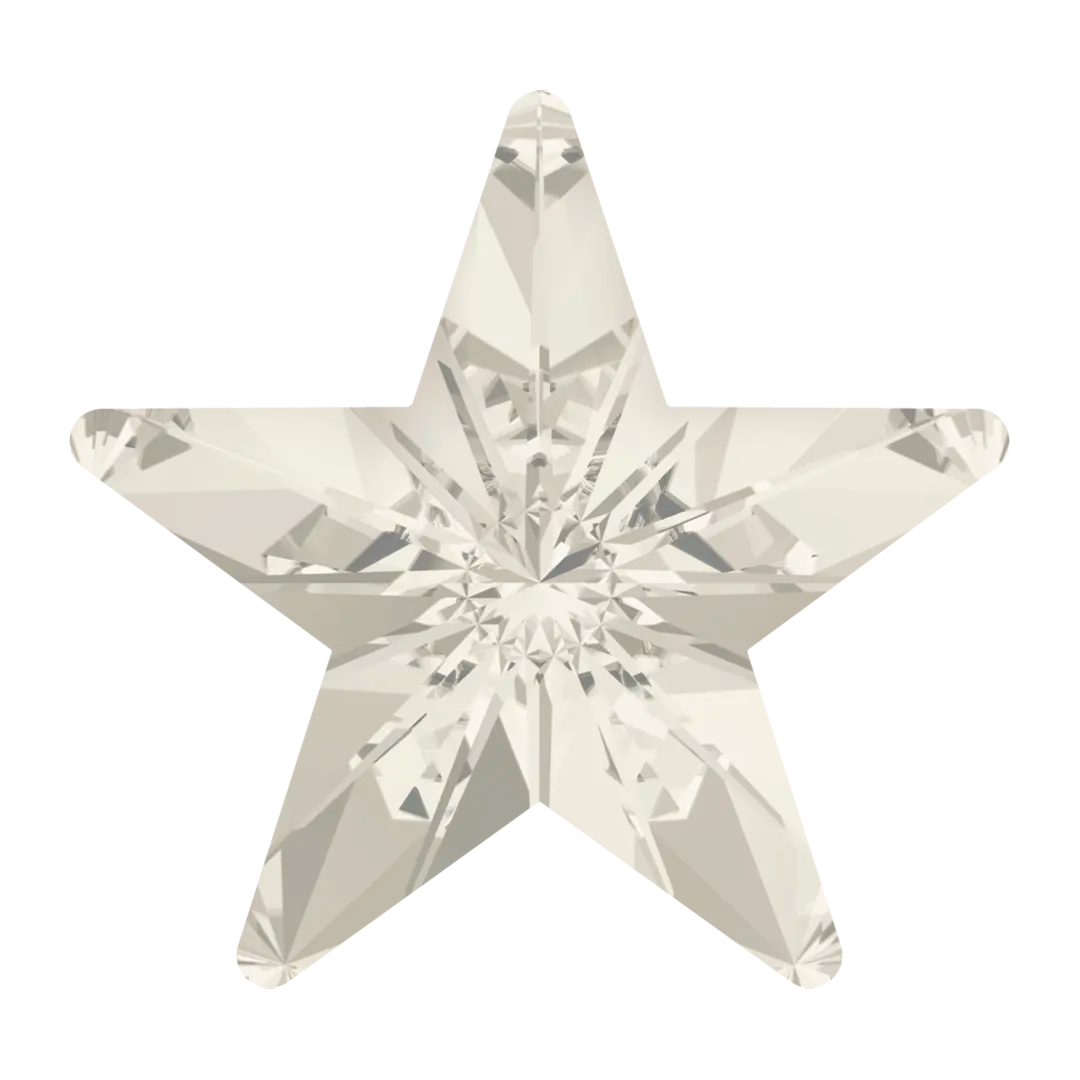 Swarovski Fancy Stones Star (4745) Crystal Silver Shade - Bluestreak Crystals