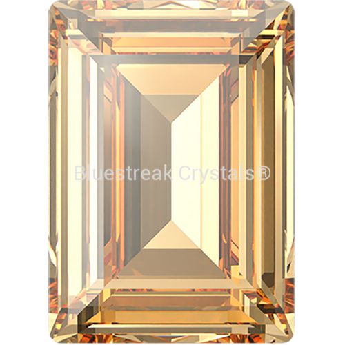 Swarovski Fancy Stones Step Cut (4527) Crystal Golden Shadow-Swarovski Fancy Stones-8x6mm - Pack of 144(Wholesale)-Bluestreak Crystals