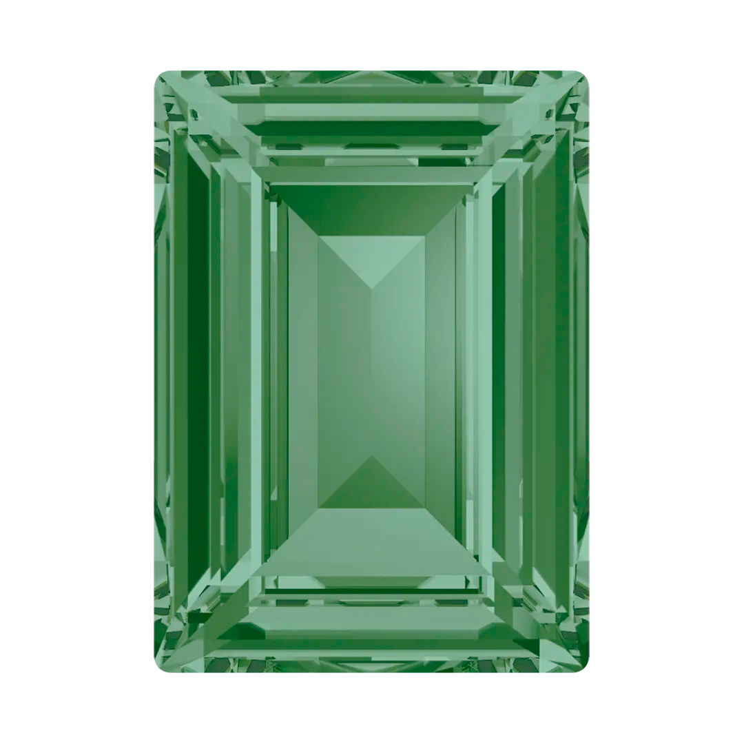 Swarovski Fancy Stones Step Cut (4527) Erinite - Bluestreak Crystals