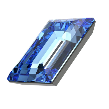 Swarovski Fancy Stones Step Cut (4527) Recreated Ice Blue - Bluestreak Crystals