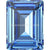 Swarovski Fancy Stones Step Cut (4527) Recreated Ice Blue-Swarovski Fancy Stones-8x6mm - Pack of 144(Wholesale)-Bluestreak Crystals