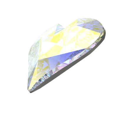 Swarovski Fancy Stones Sweet Heart (4809) Crystal AB - Bluestreak Crystals