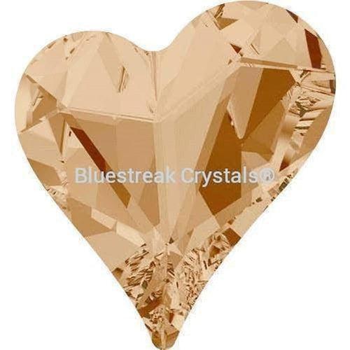 Swarovski Fancy Stones Sweet Heart Crystal Golden Shadow