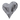 Swarovski Fancy Stones Sweet Heart (4809) Crystal Silver Night UNFOILED - Bluestreak Crystals
