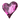 Swarovski Fancy Stones Sweet Heart (4809) Dark Rose - Bluestreak Crystals
