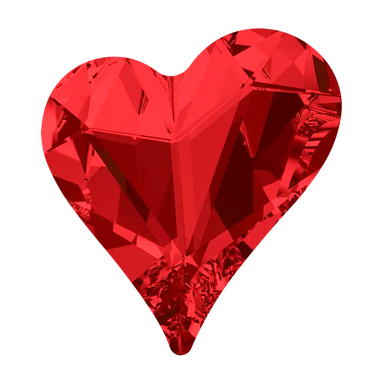 Swarovski Fancy Stones Sweet Heart (4809) Light Siam - Bluestreak Crystals