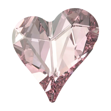 Swarovski Fancy Stones Sweet Heart (4809) Rosaline - Bluestreak Crystals