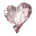 Swarovski Fancy Stones Sweet Heart (4809) Rosaline - Bluestreak Crystals