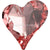 Swarovski Fancy Stones Sweet Heart (4809) Rose Peach-Swarovski Fancy Stones-13x12mm - Pack of 72 (Wholesale)-Bluestreak Crystals