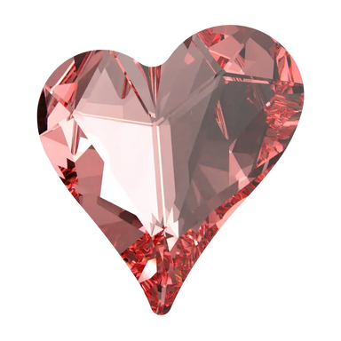 Swarovski Fancy Stones Sweet Heart (4809) Rose Peach - Bluestreak Crystals