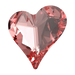 Swarovski Fancy Stones Sweet Heart (4809) Rose Peach - Bluestreak Crystals