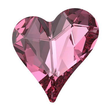 Swarovski Fancy Stones Sweet Heart (4809) Rose - Bluestreak Crystals