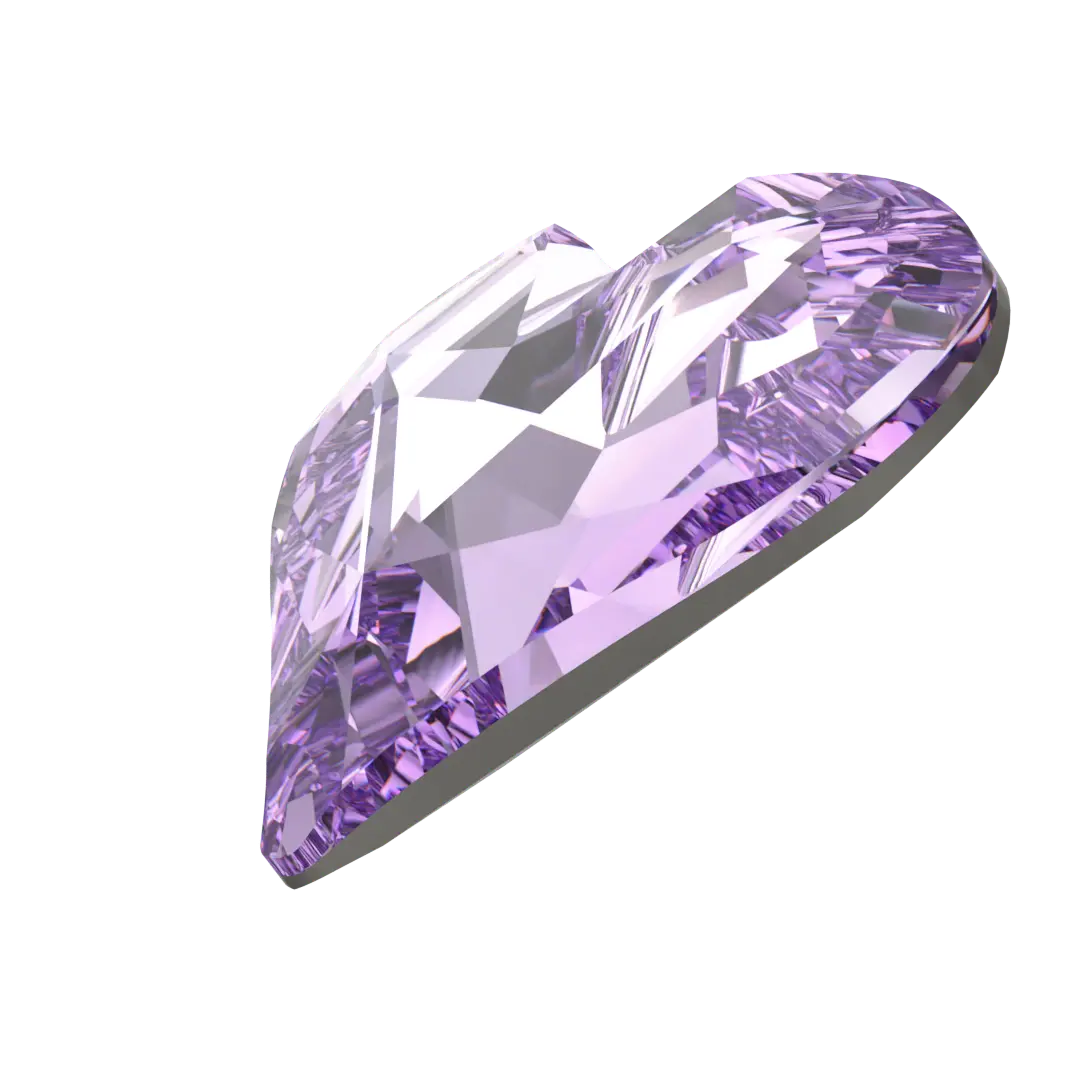 Swarovski Fancy Stones Sweet Heart (4809) Violet - Bluestreak Crystals