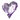 Swarovski Fancy Stones Sweet Heart (4809) Violet - Bluestreak Crystals