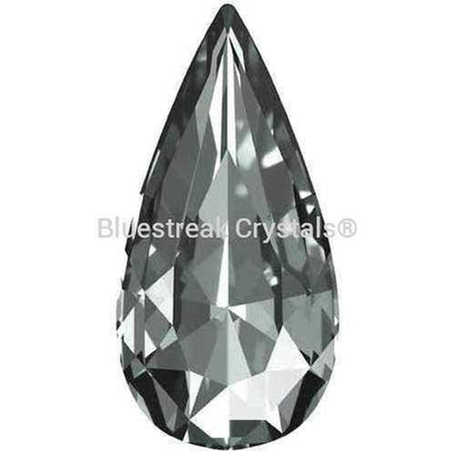 Swarovski Fancy Stones Teardrop (4322) Black Diamond-Swarovski Fancy Stones-10x5mm - Pack of 72 (Wholesale)-Bluestreak Crystals
