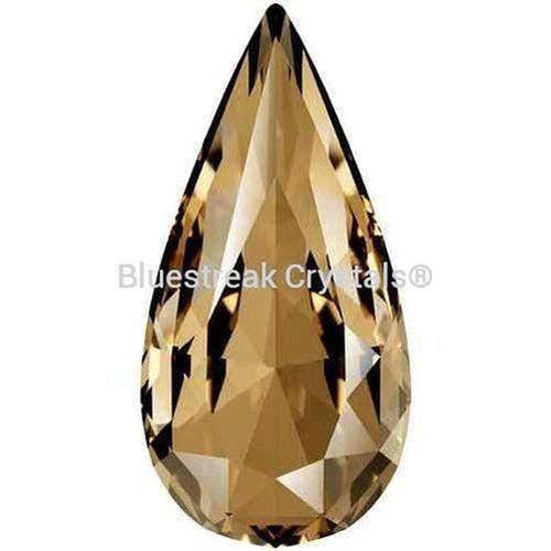 Swarovski Fancy Stones Teardrop (4322) Crystal Golden Shadow-Swarovski Fancy Stones-10x5mm - Pack of 72 (Wholesale)-Bluestreak Crystals
