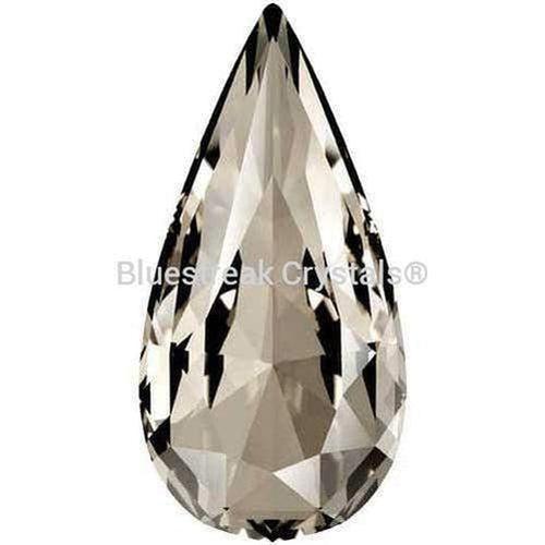 Swarovski Fancy Stones Teardrop (4322) Crystal Silver Shade-Swarovski Fancy Stones-10x5mm - Pack of 72 (Wholesale)-Bluestreak Crystals