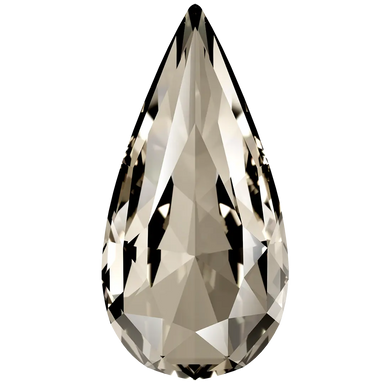 Swarovski Fancy Stones Teardrop (4322) Crystal Silver Shade - Bluestreak Crystals