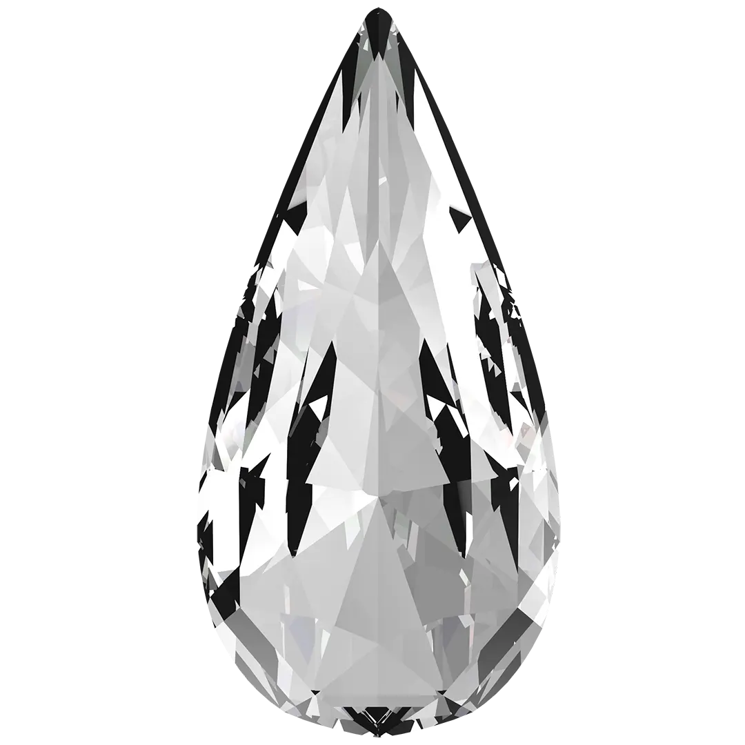 Swarovski Fancy Stones Teardrop (4322) Crystal - Bluestreak Crystals