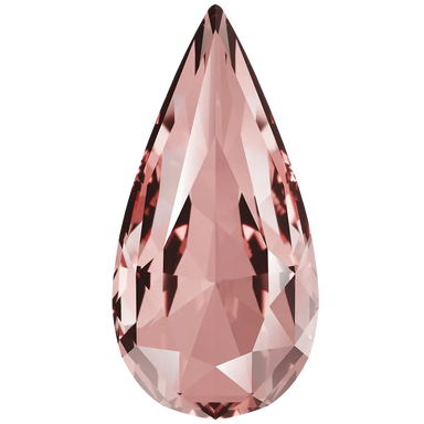Swarovski Fancy Stones Teardrop (4322) Vintage Rose - Bluestreak Crystals