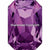 Swarovski Fancy Stones Thin Octagon (4627) Amethyst-Swarovski Fancy Stones-27x18.5mm - Pack of 24 (Wholesale)-Bluestreak Crystals