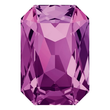 Swarovski Fancy Stones Thin Octagon (4627) Amethyst - Bluestreak Crystals