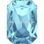 Swarovski Fancy Stones Thin Octagon (4627) Aquamarine-Swarovski Fancy Stones-27x18.5mm - Pack of 24 (Wholesale)-Bluestreak Crystals