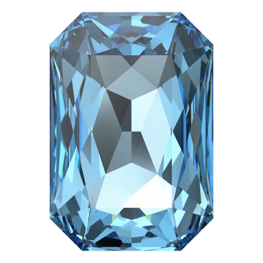 Swarovski Fancy Stones Thin Octagon (4627) Aquamarine - Bluestreak Crystals