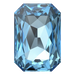 Swarovski Fancy Stones Thin Octagon (4627) Aquamarine - Bluestreak Crystals