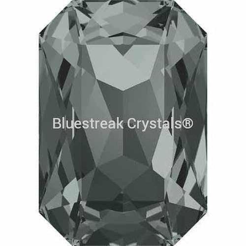 Swarovski Fancy Stones Thin Octagon (4627) Black Diamond-Swarovski Fancy Stones-27x18.5mm - Pack of 24 (Wholesale)-Bluestreak Crystals