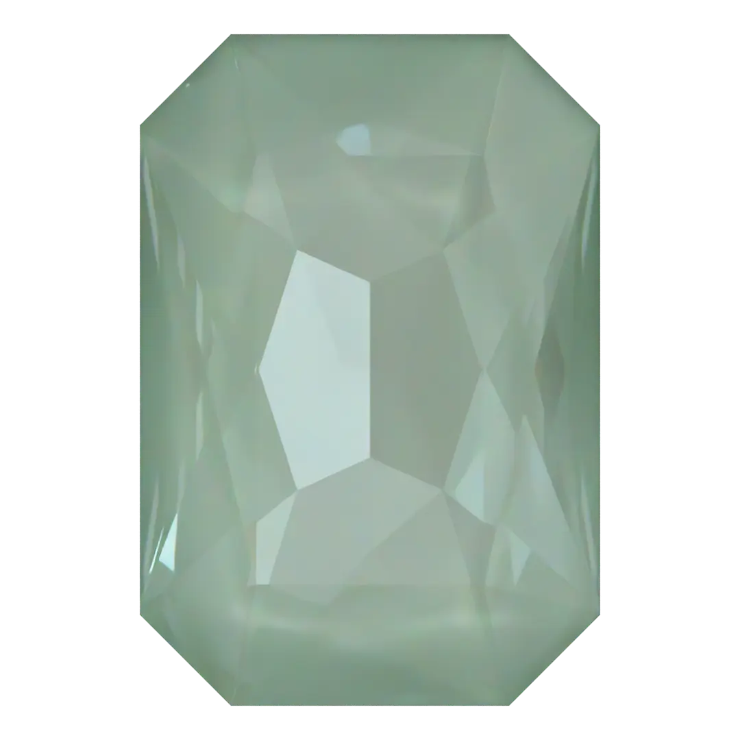 Swarovski Fancy Stones Thin Octagon (4627) Crystal Agave Ignite UNFOILED - Bluestreak Crystals