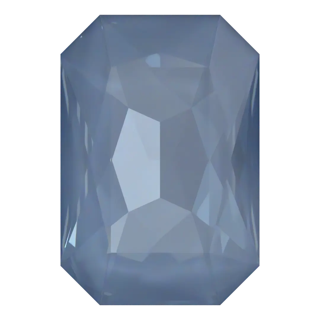 Swarovski Fancy Stones Thin Octagon (4627) Crystal Denim Ignite UNFOILED - Bluestreak Crystals