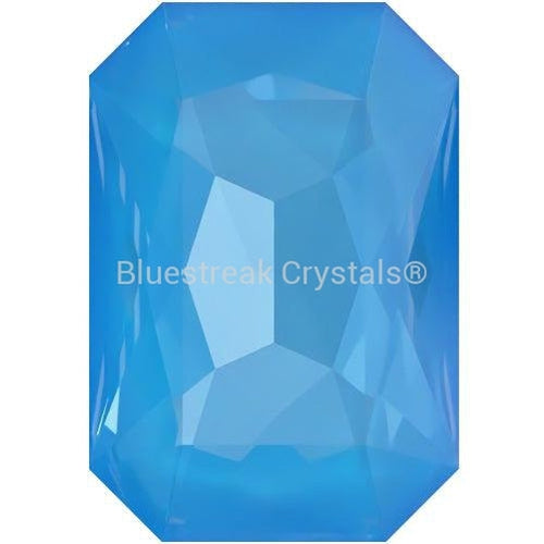 Swarovski Fancy Stones Thin Octagon (4627) Crystal Electric Blue Ignite UNFOILED-Swarovski Fancy Stones-27x18.5mm - Pack of 24 (Wholesale)-Bluestreak Crystals