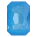 Swarovski Fancy Stones Thin Octagon (4627) Crystal Electric Blue Ignite UNFOILED - Bluestreak Crystals