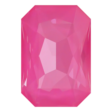 Swarovski Fancy Stones Thin Octagon (4627) Crystal Electric Pink Ignite UNFOILED - Bluestreak Crystals