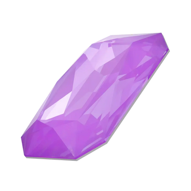 Swarovski Fancy Stones Thin Octagon (4627) Crystal Electric Violet Ignite UNFOILED - Bluestreak Crystals