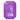 Swarovski Fancy Stones Thin Octagon (4627) Crystal Electric Violet Ignite UNFOILED - Bluestreak Crystals