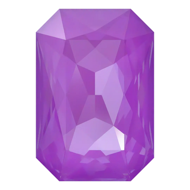 Swarovski Fancy Stones Thin Octagon (4627) Crystal Electric Violet Ignite UNFOILED - Bluestreak Crystals
