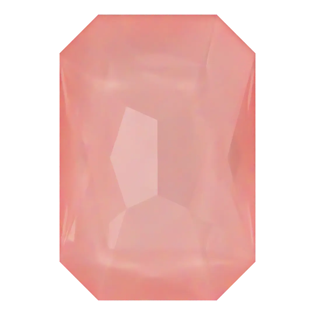 Swarovski Fancy Stones Thin Octagon (4627) Crystal Flamingo Ignite UNFOILED - Bluestreak Crystals