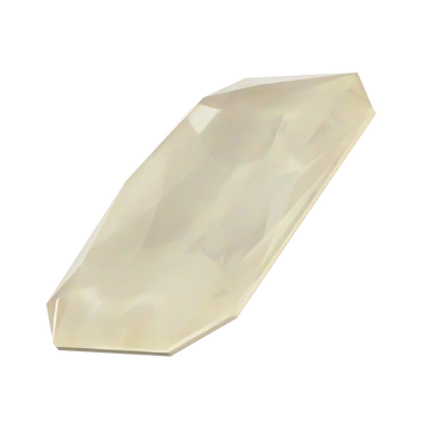 Swarovski Fancy Stones Thin Octagon (4627) Crystal Linen Ignite UNFOILED - Bluestreak Crystals