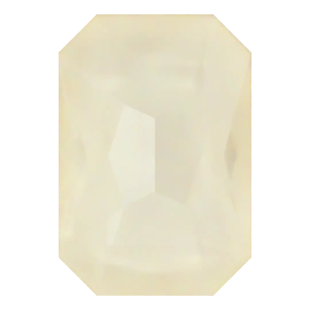 Swarovski Fancy Stones Thin Octagon (4627) Crystal Linen Ignite UNFOILED - Bluestreak Crystals