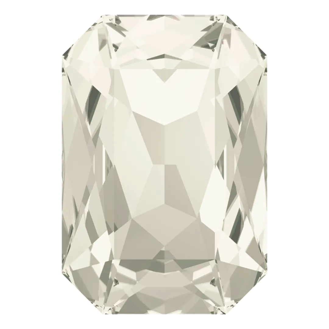 Swarovski Fancy Stones Thin Octagon (4627) Crystal Silver Shade - Bluestreak Crystals