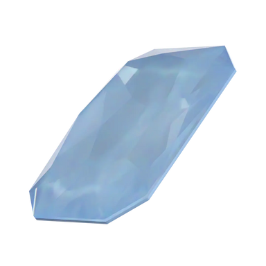 Swarovski Fancy Stones Thin Octagon (4627) Crystal Sky Ignite UNFOILED - Bluestreak Crystals