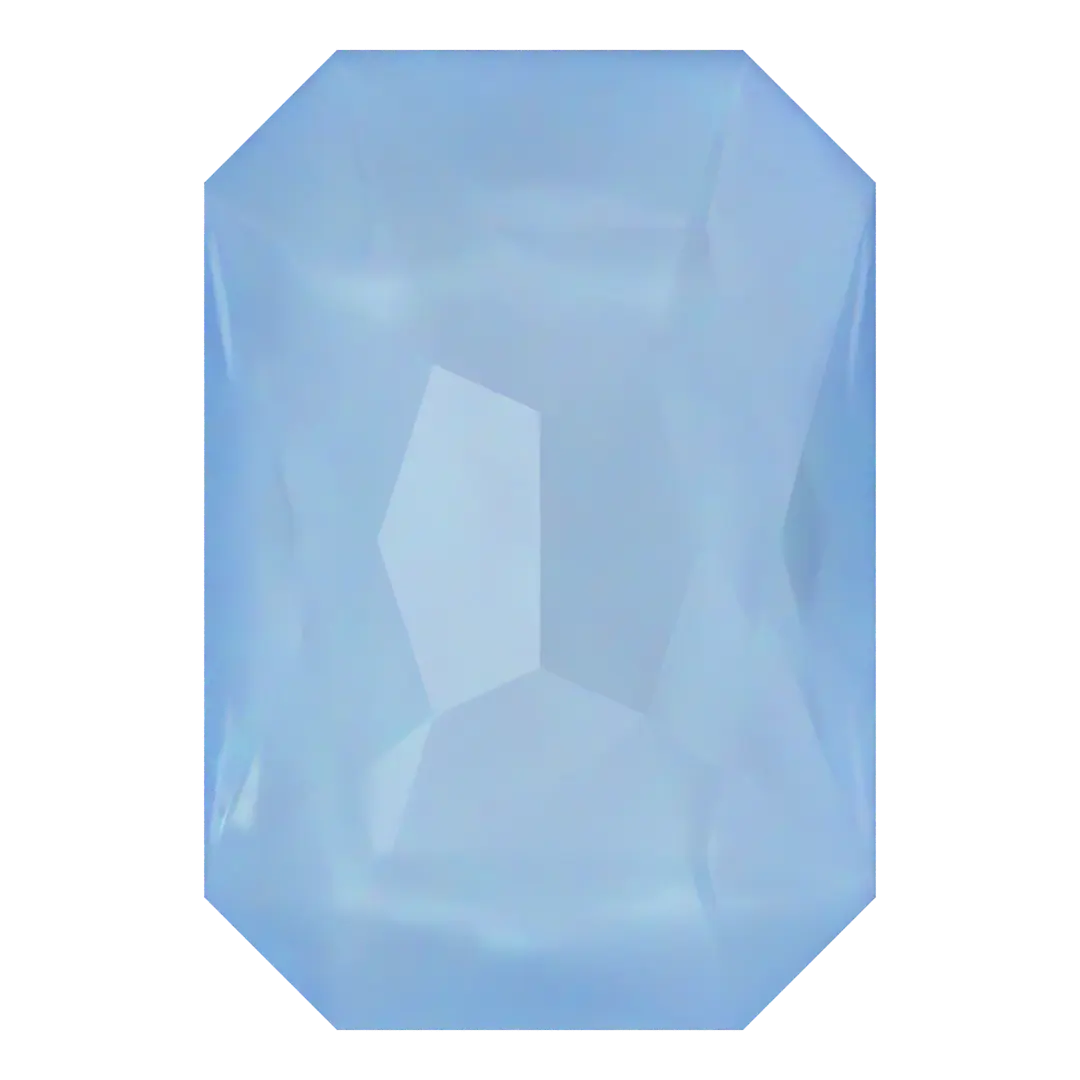 Swarovski Fancy Stones Thin Octagon (4627) Crystal Sky Ignite UNFOILED - Bluestreak Crystals