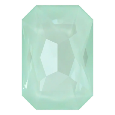 Swarovski Fancy Stones Thin Octagon (4627) Crystal Soft Mint Ignite - Bluestreak Crystals
