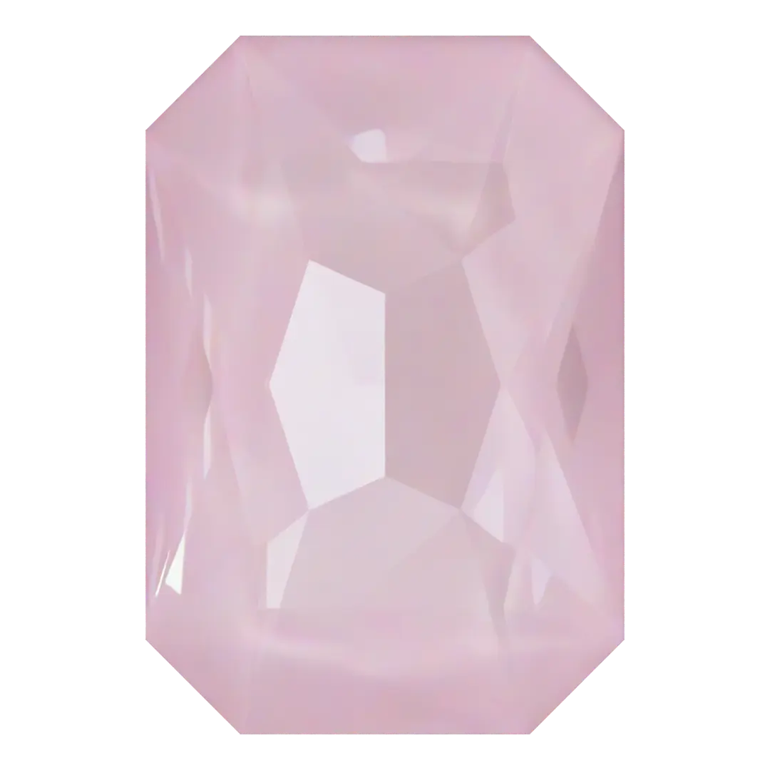 Swarovski Fancy Stones Thin Octagon (4627) Crystal Soft Rose Ignite - Bluestreak Crystals