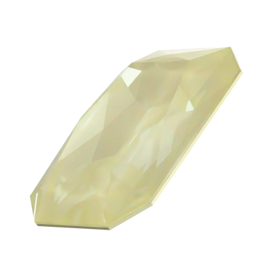 Swarovski Fancy Stones Thin Octagon (4627) Crystal Soft Yellow Ignite - Bluestreak Crystals