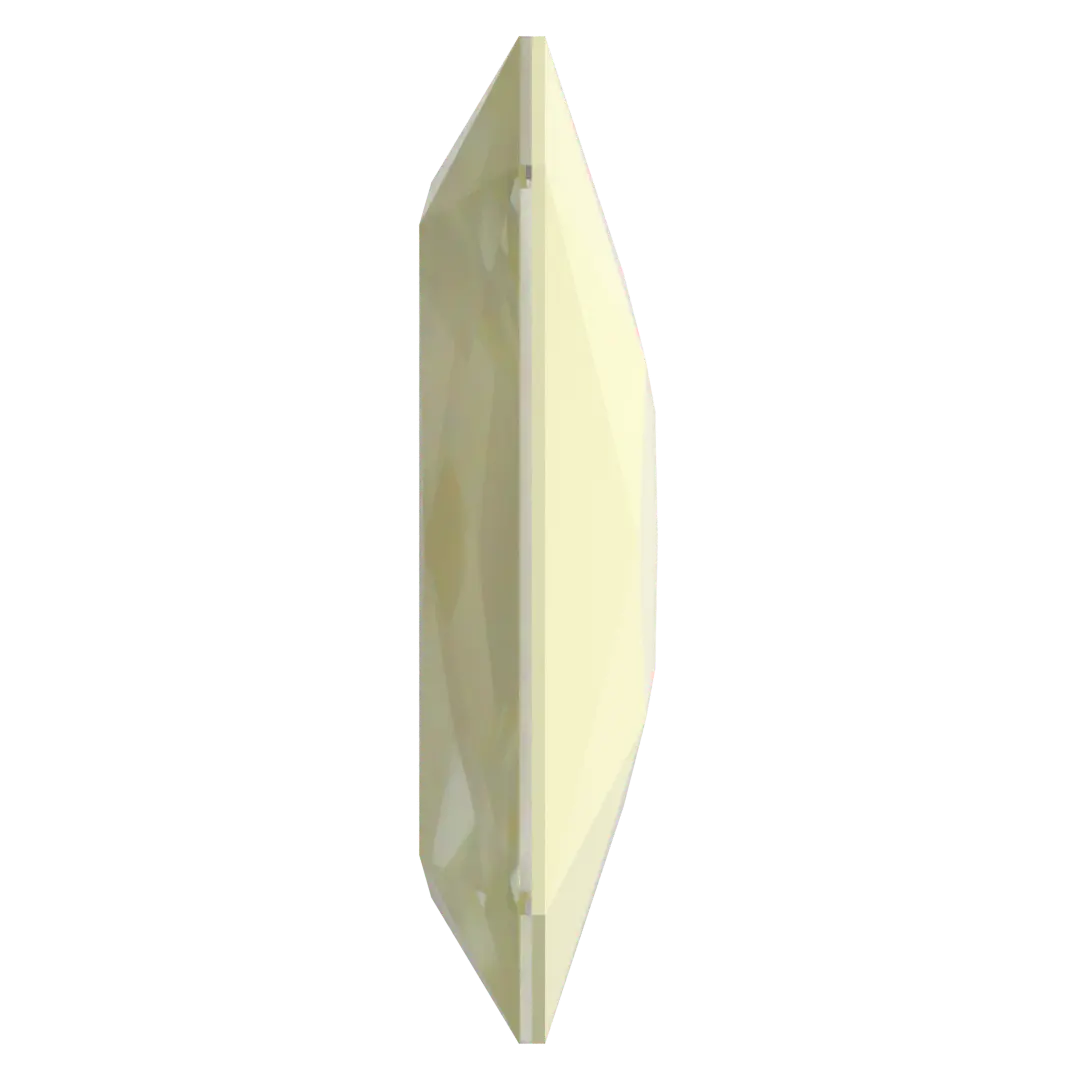 Swarovski Fancy Stones Thin Octagon (4627) Crystal Soft Yellow Ignite - Bluestreak Crystals