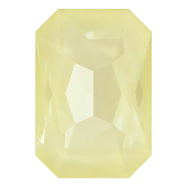 Swarovski Fancy Stones Thin Octagon (4627) Crystal Soft Yellow Ignite - Bluestreak Crystals